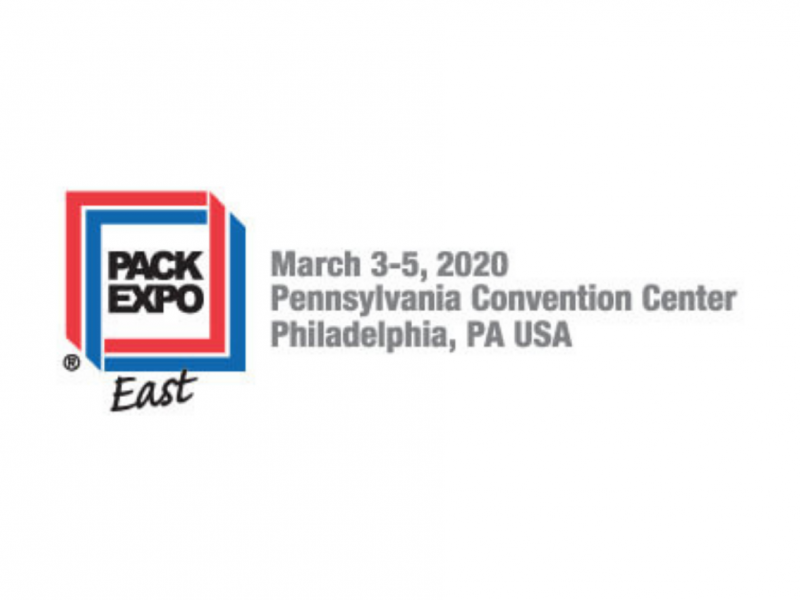 Banner of the Pack Expo East trade show to be held in Philadelphia from March 21 to 13, 2022 at the 
