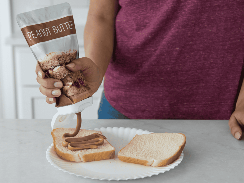 pouch packing produced by hffs machines of Volpak