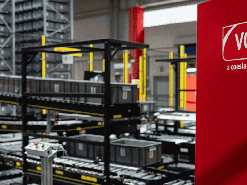 The Volpak Intralogistics Project - fully automated, pull-based warehouse system