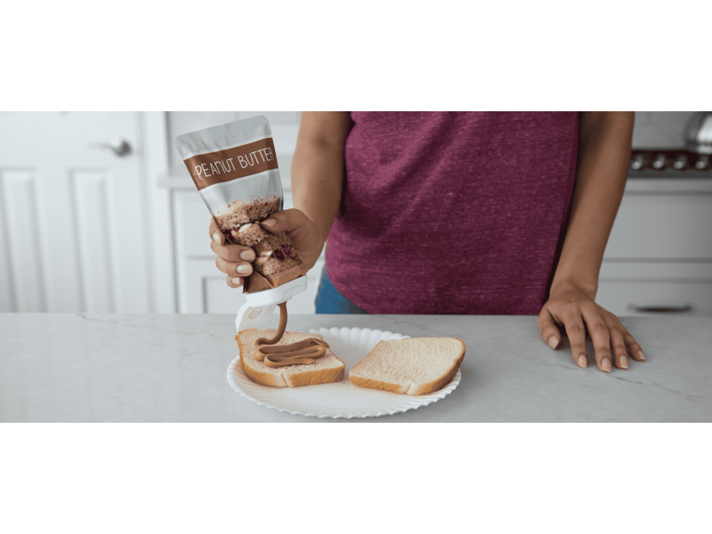 pouch packing produced by hffs machines of Volpak